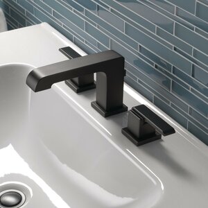 Deck Mounted Double Handle Bathroom Faucet and Diamond Seal Technology