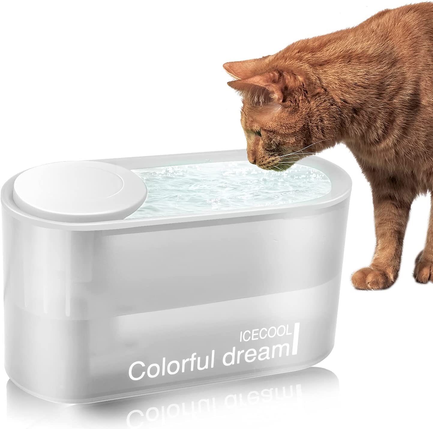 Zli Cat Water Fountain Small Pet Water Fountain 50oz 1 5l Capacity Water Dispenser With 3 Filter Whisper Quiet Pet Drinking Fountain For Small Pet Cat Puppy Wayfair