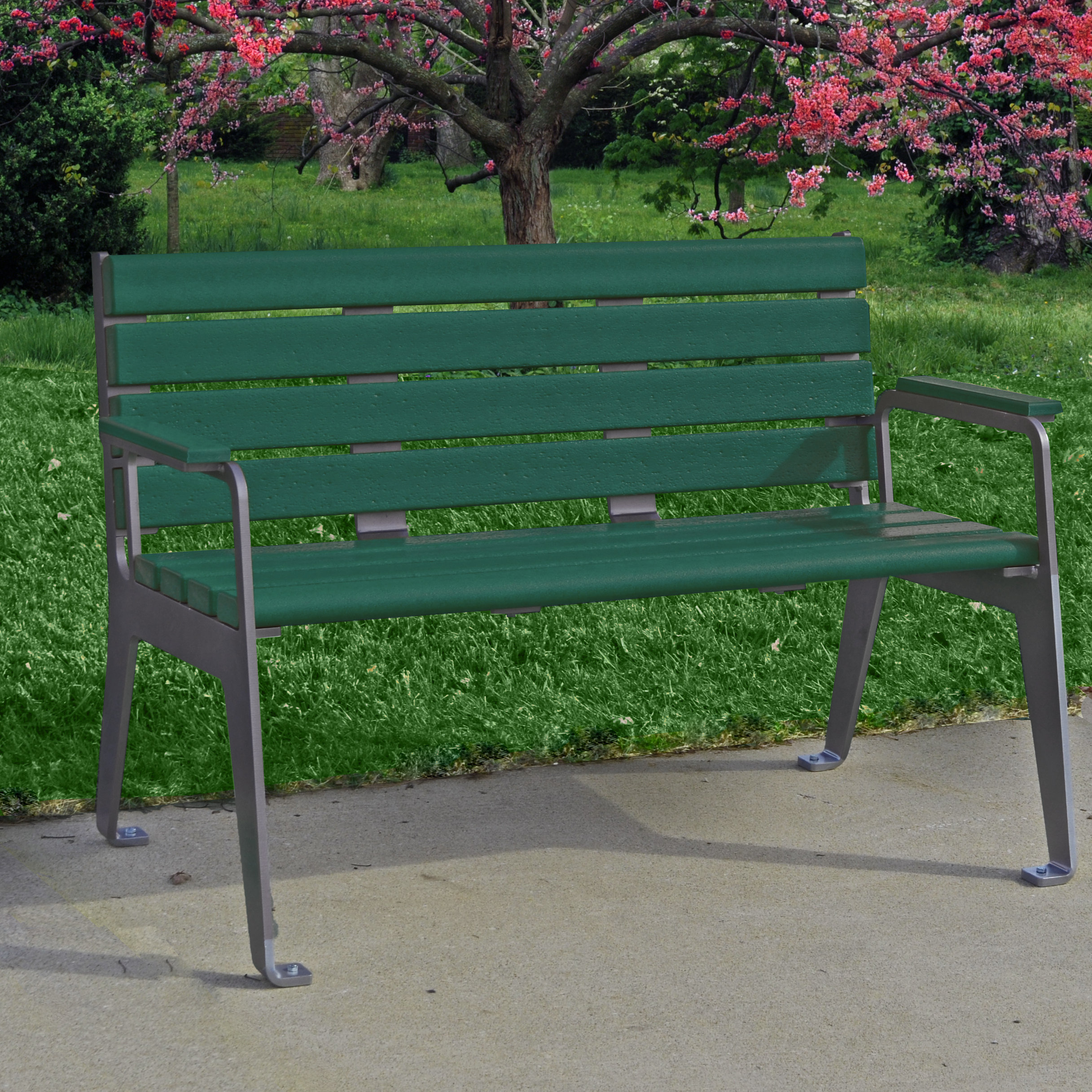 Frog Furnishings Plaza Plastic Park Bench Wayfair