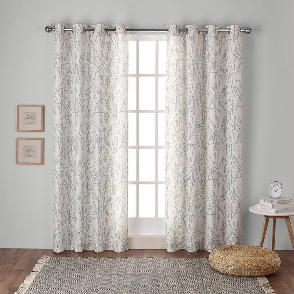 Baillons Floral Semi Sheer Grommet Curtain Panels Reviews