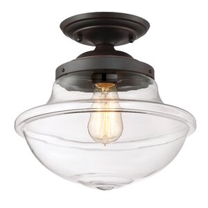 Foundry 1-Light Semi Flush Mount