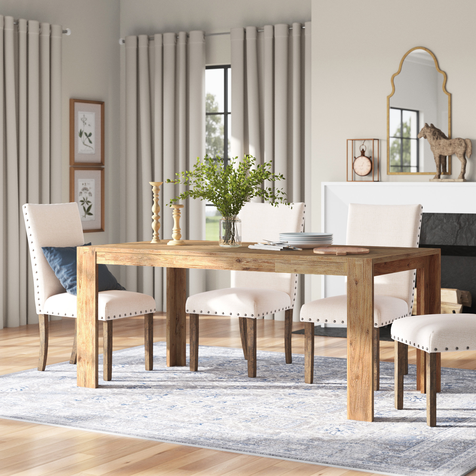 acacia dining set