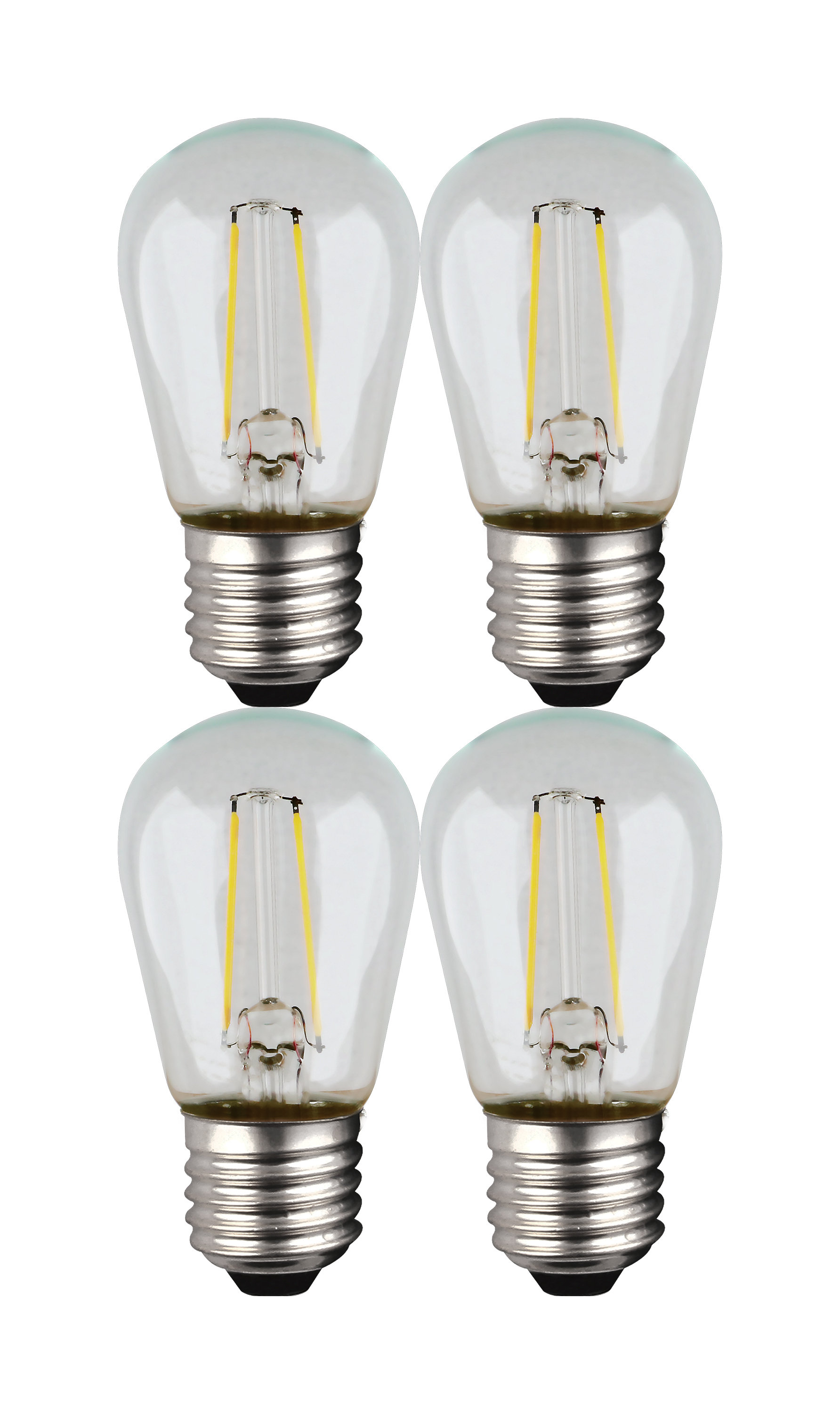 twijfel onenigheid Vermelding Satco 1 Watt(11 Watt Equivalent), S14 LED, Non-Dimmable Light Bulb, (2700K)  E26/Medium (Standard) Base | Wayfair