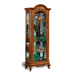 Go to store & view more images Philip Reinisch Co. Charlemagne Lighted Curio Cabinet