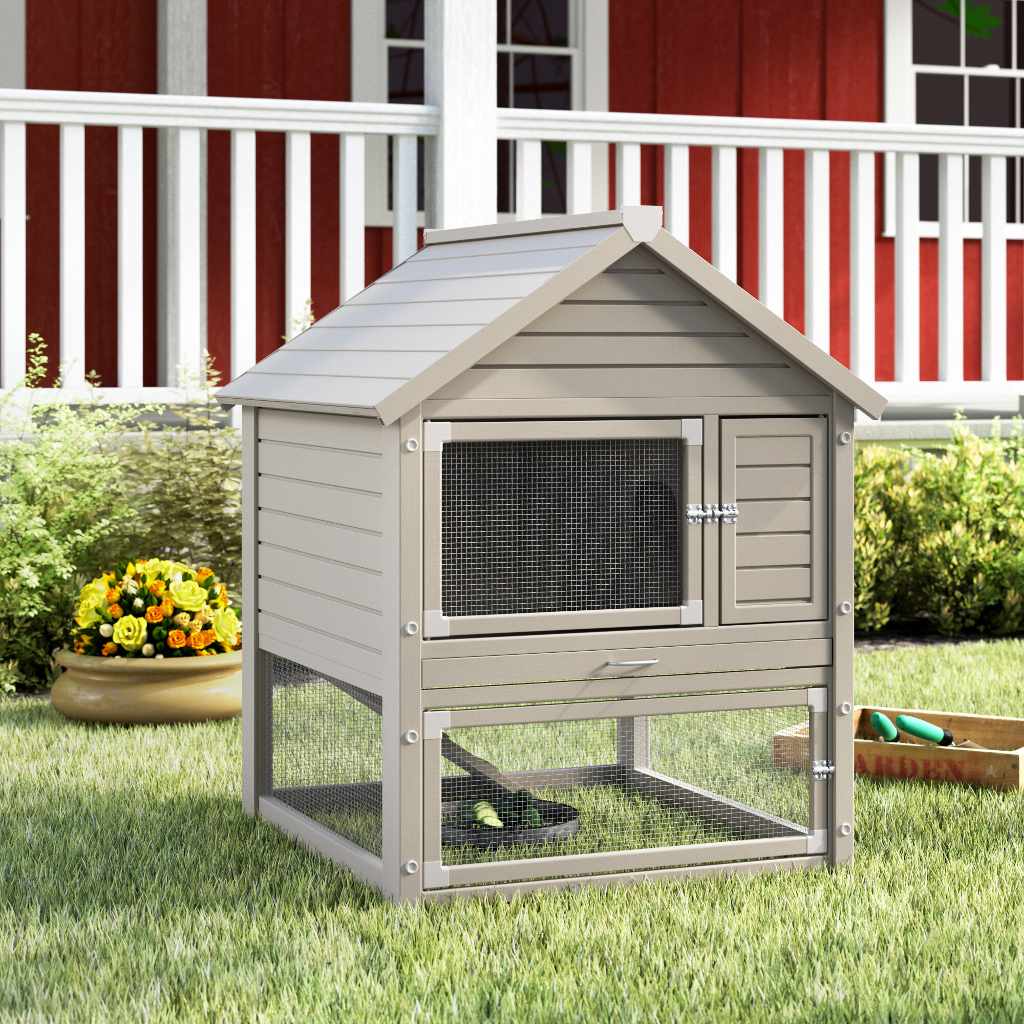 Jumbo Chicken Coop Plastic Cotswold Archmemory