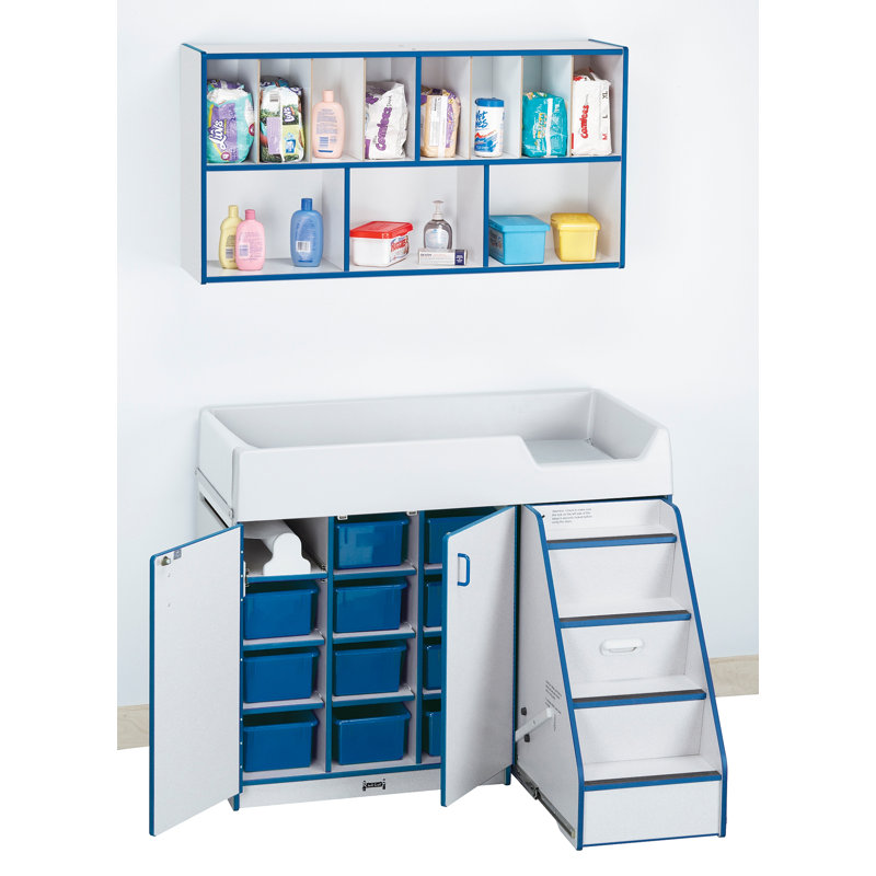 diaper changing table with stairs