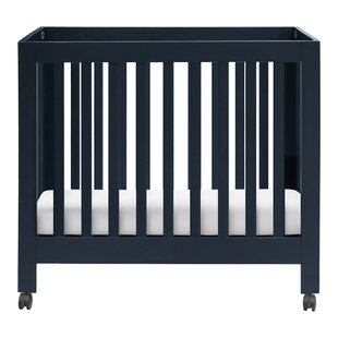 blue mini crib