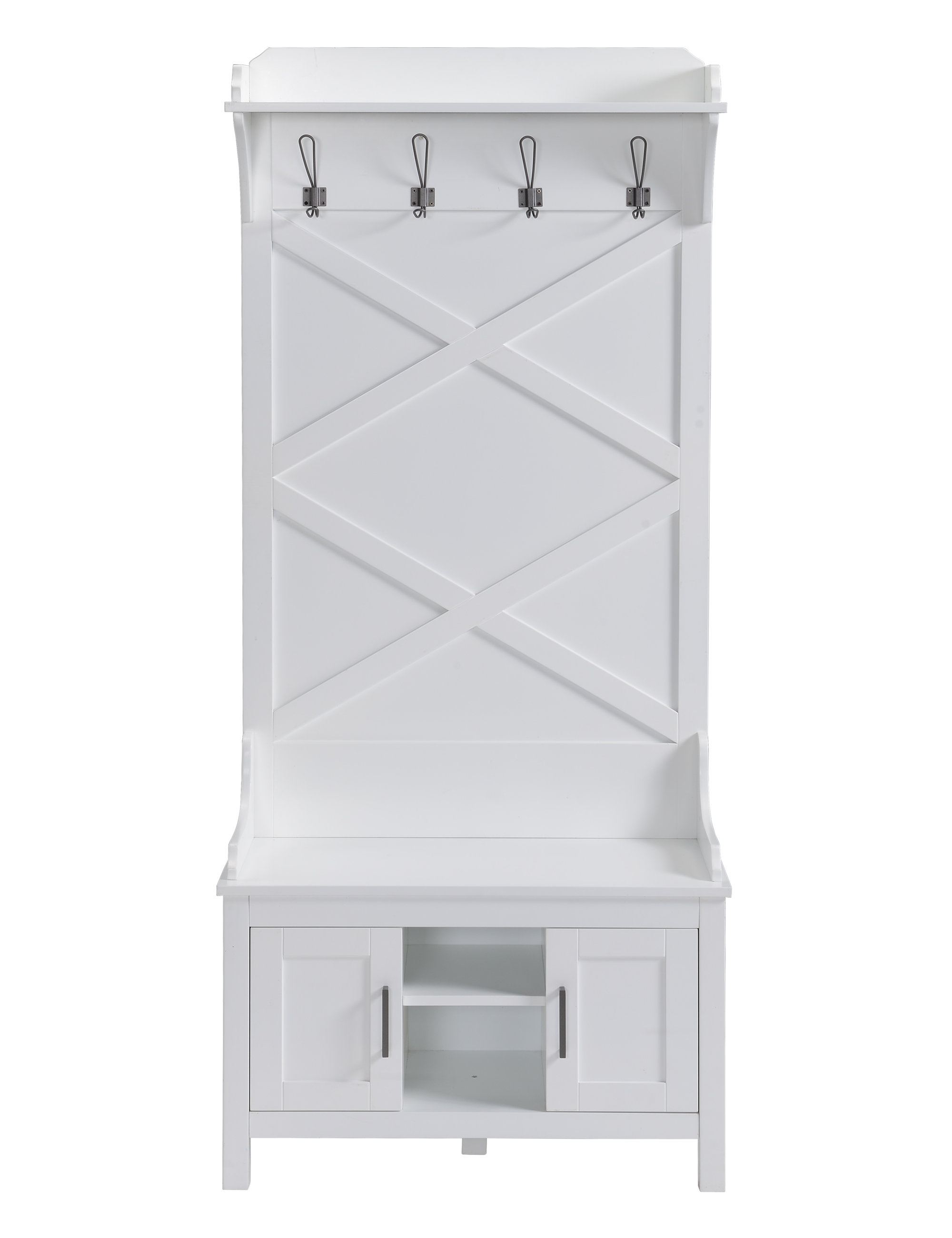 white shoe storage bench on Rosalind Wheeler Gadson Hall Tree With Bench And Shoe Storage Reviews Wayfair Ca