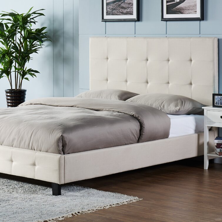 Latitude Run® Tiara Tufted Upholstered Low Profile Platform Bed ...
