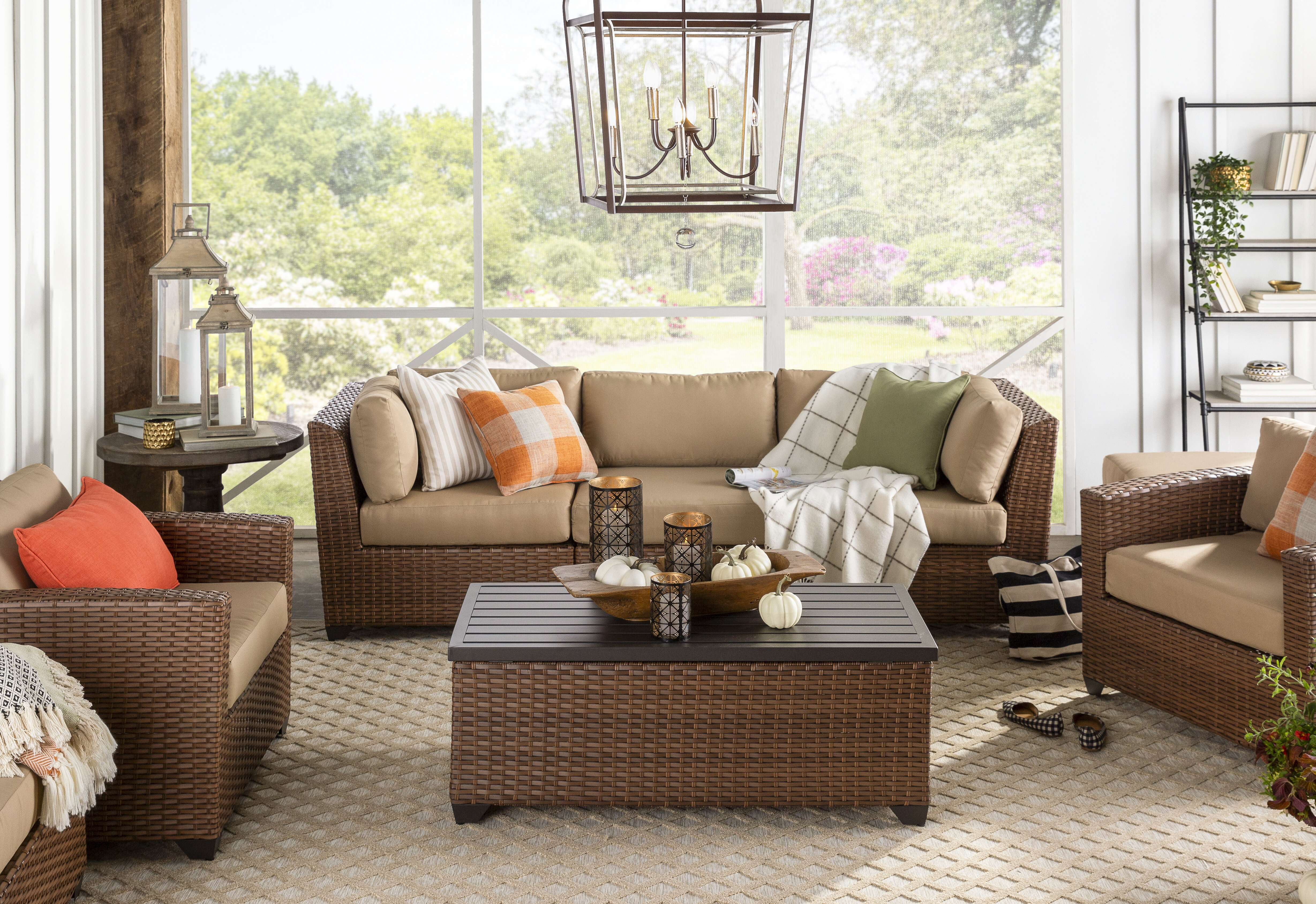 Withyditch 8 Piece Rattan Conversation Set With Cushion Reviews Joss Main