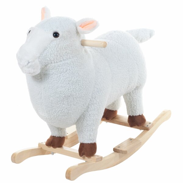 nursery lamb plush rocker