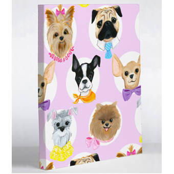 One Bella Casa Love From Nyc 6 Paintdots Girl By April Heather Graphic Art On Wrapped Canvas Wayfair