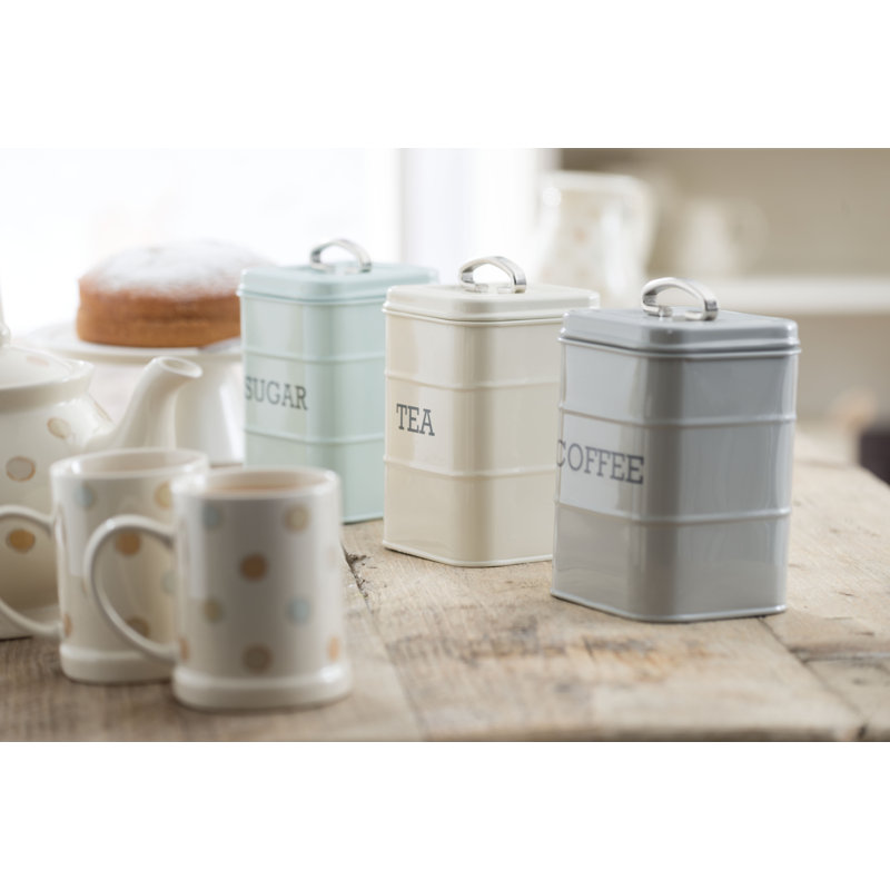 cream tea coffee sugar set