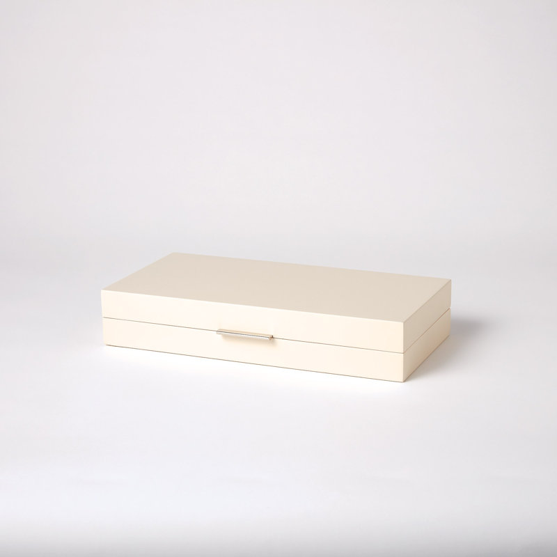 Global Views Luxe Organizer Ivory Decorative Box Reviews Perigold The above is decorated hand woven bambo packing box.the box can used as a packing. perigold