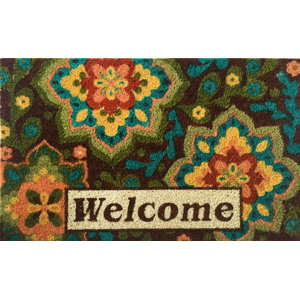 Acorn Grove Welcome Medallion Doormat