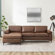 Wrought Studio Amreena 2 - Piece Faux Leather Chaise Sectional ...