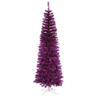 45 Purple Pine Artificial Christmas Tree With 150 Lights Stand 45 Purple Pine Artificial Christmas Tree With 150 Lights Stand