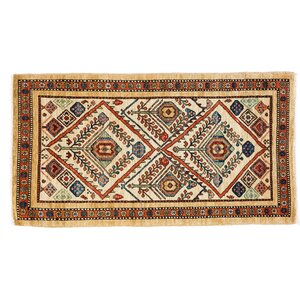 Ziegler Hand-Knotted Beige Area Rug