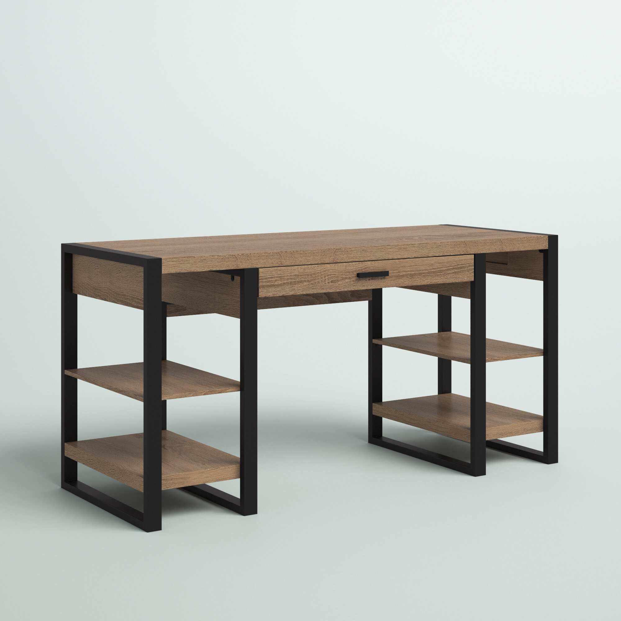 wood look desk