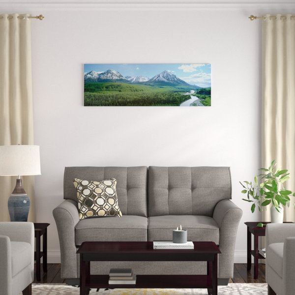 East Urban Home River Valley Landscape Matanuska Susitna Mat Su Valley Alaska Usa Photographic Print On Wrapped Canvas