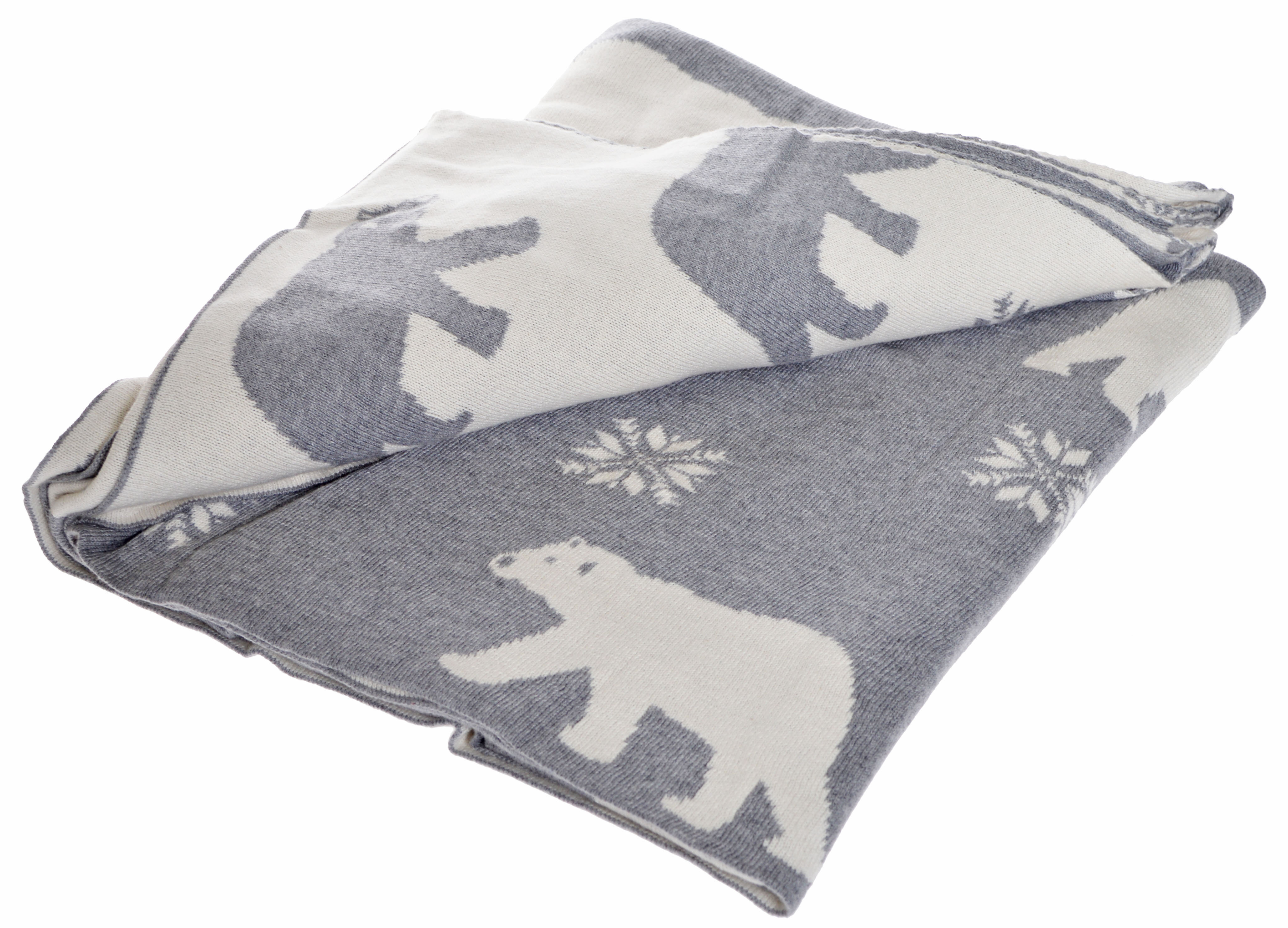 Union Rustic Christie Polar Bear Blanket Wayfaircouk