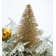 Plow & Hearth Lighted Holiday Centerpiece With Bottle Brush Trees | Wayfair