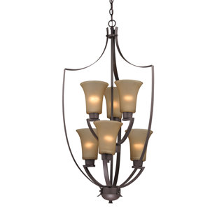 Go to store & view more images Barryton 6-Light Shaded Chandelier by Astoria Grand