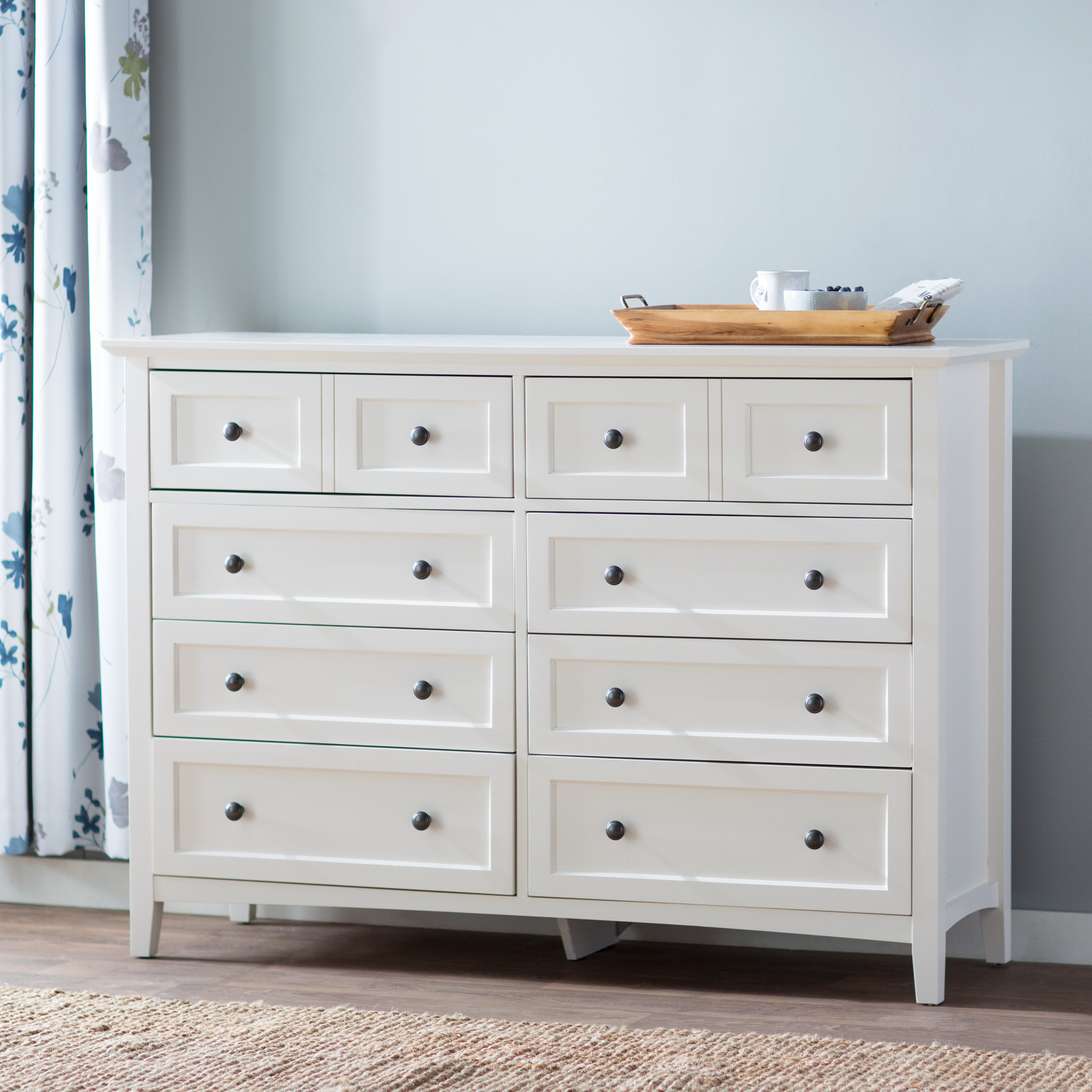 Mistana Zeppelin 8 Drawer Double Dresser Reviews Wayfair