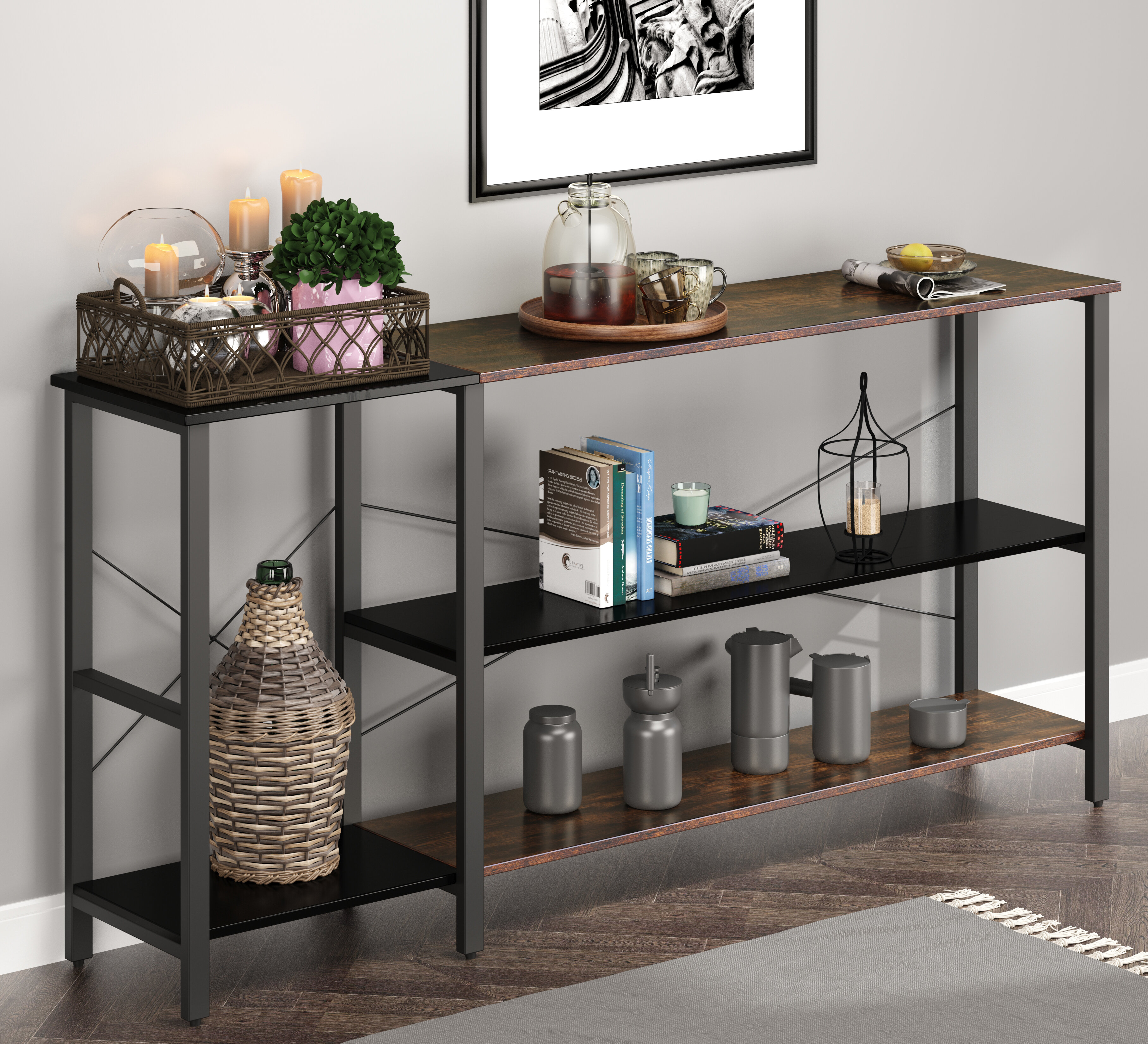 17 Stories 55 Console Table Wayfair