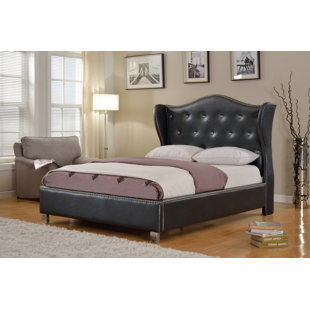 Go to store & view more images Upholstered Platform Bed by BestMasterFurniture