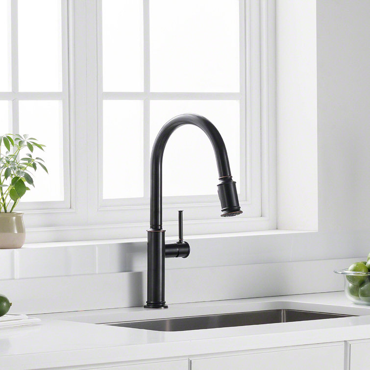 Kraus Sellette Pull Down Single Handle Kitchen Faucet with ...