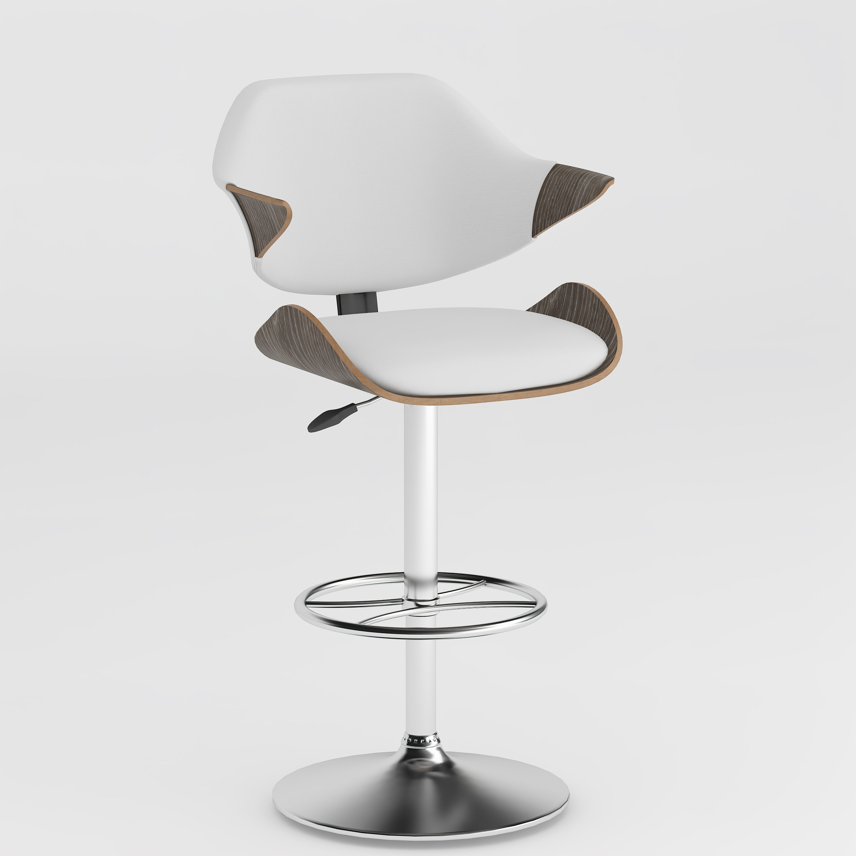 Oliver Dinh Swivel Adjustable Height Bar Stool & Reviews Wayfair