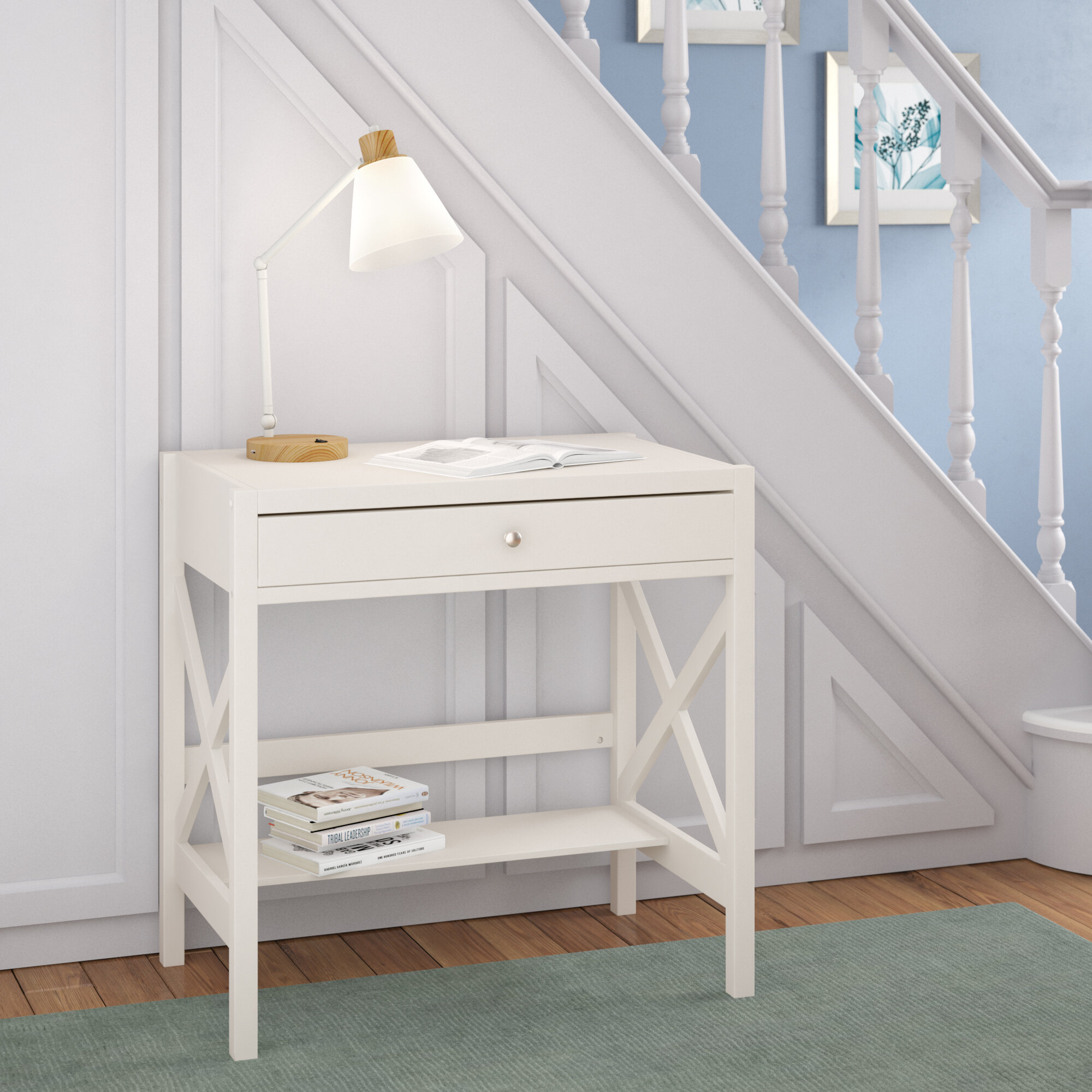 wayfair antique white desk