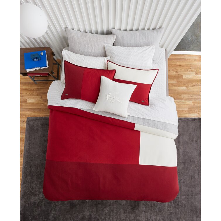 Chilli Rojo King Size Bed duvet cover quilt Set 200 TC Percal