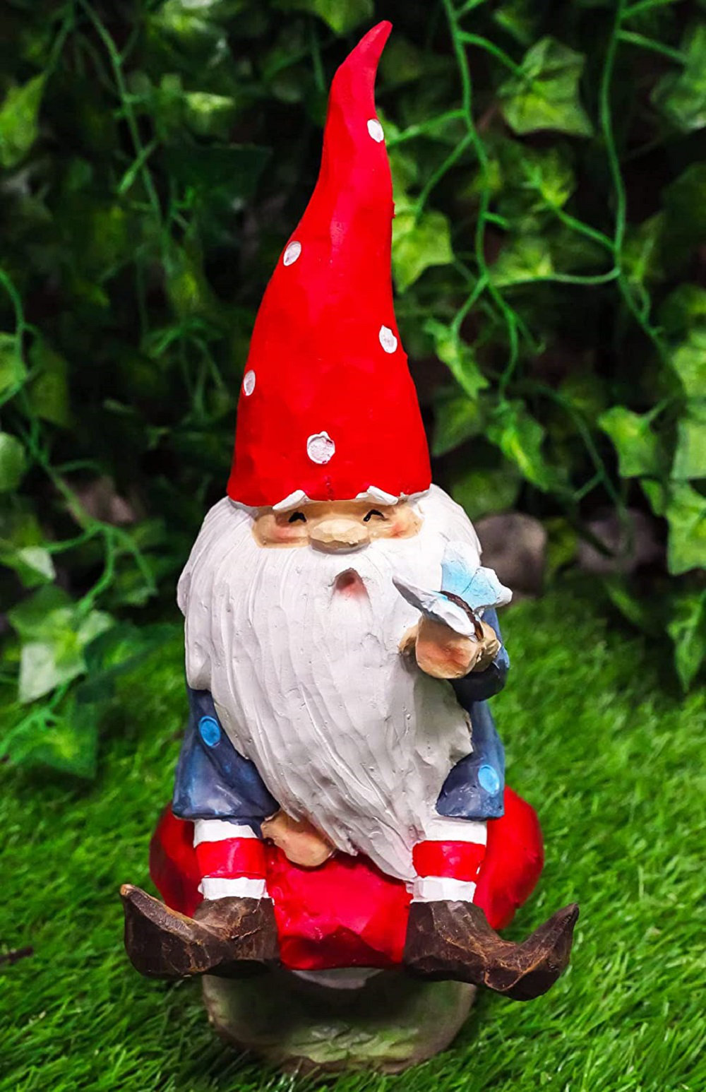 Trinx Festive Gnome Using Toadstool Mushroom Wayfair