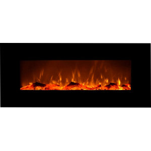 Fellman Wall Mount Electric Fireplace by Varick Gallery
