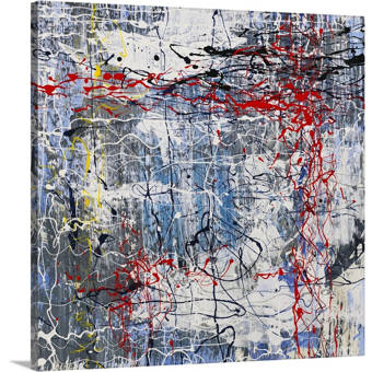 Williston Forge Crazy String Theory I Painting On Canvas Wayfair