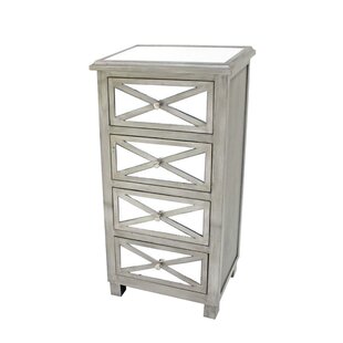 Pennville 4 Drawer Mirrored Accent Chest By Gracie Oaks
