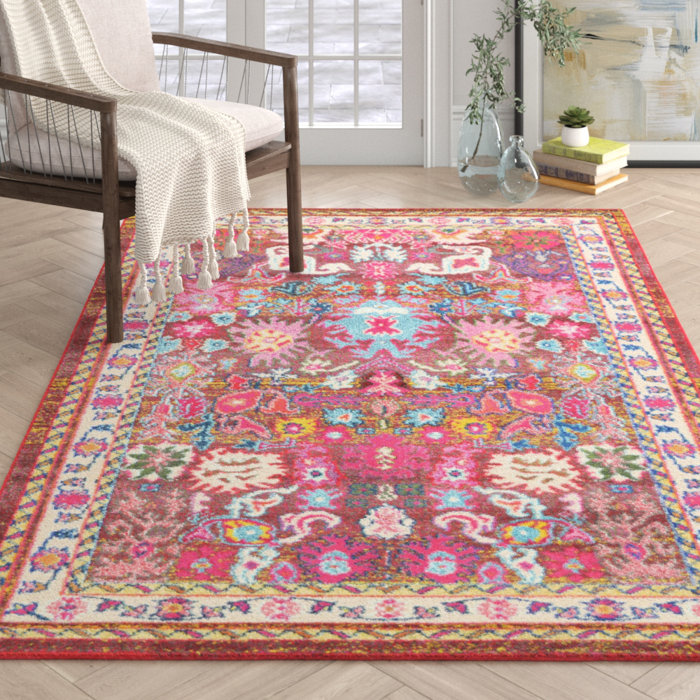 Glencoe Pink Area Rug Glencoe Pink Area Rug