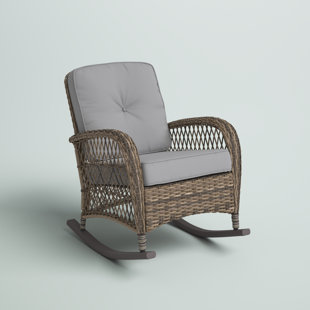 thomasville outdoor wicker rocking chair