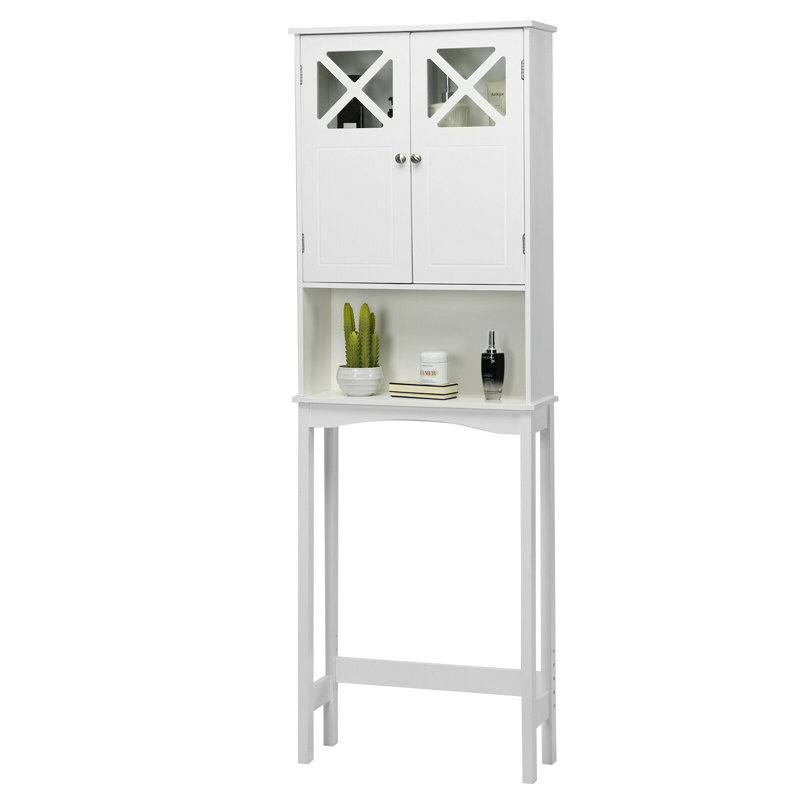 Gracie Oaks Belanger 8 W X 68 H X 8 D Free Standing Bathroom Cabinet Wayfair