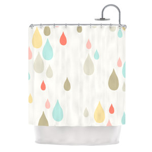 Rainy Days by Very Sarie Rain Shower Curtain
