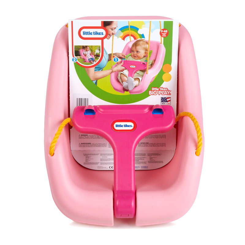Little Tikes 2 In 1 Snug N Secure Bucket Swing With Chains And Hooks Reviews Wayfair