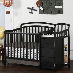 portable crib changing table combo