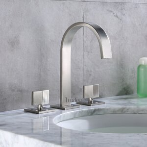 Contemporary Widespread Handle Bathroom Faucet