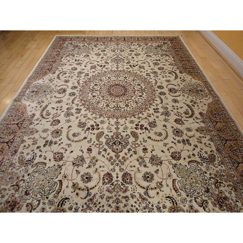 Astoria Grand Shanelle Living Room Hand Knotted Silk Ivory Rug Reviews Wayfair