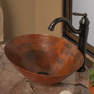 Go to store & view more images Novatto Bilboa Metal Oval Vessel Bathroom Sink with Faucet