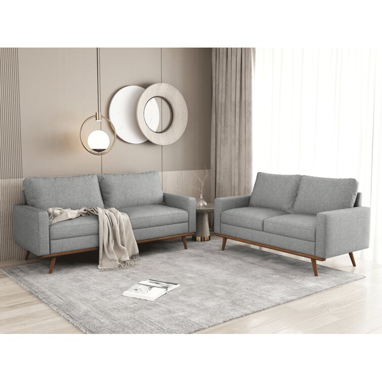 George Oliver Okamoto 2 Piece Configurable Living Room Set & Reviews ...