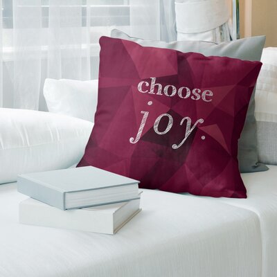 Stay Hungry Quote Linen Pillow Cover East Urban Home Size: 26