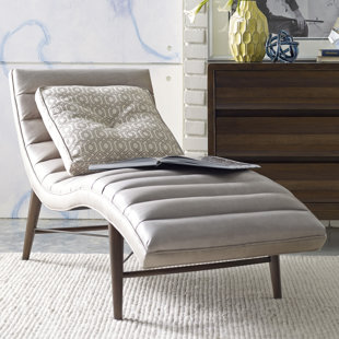 Go to store & view more images Corrigan Studio Cushendall Leather Chaise Lounge